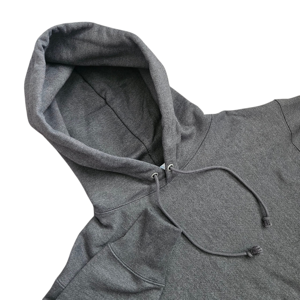 Champion Reverse Weave Gray Embroidered C Logo Hoodie Sweatshirt Mens Medium VTG